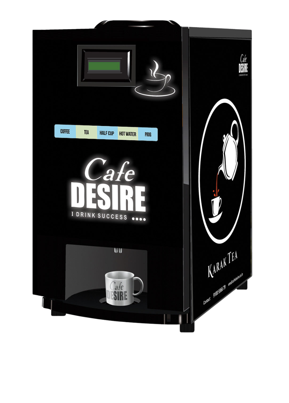 LED Quadra Option Vending Machine (4 Lane)