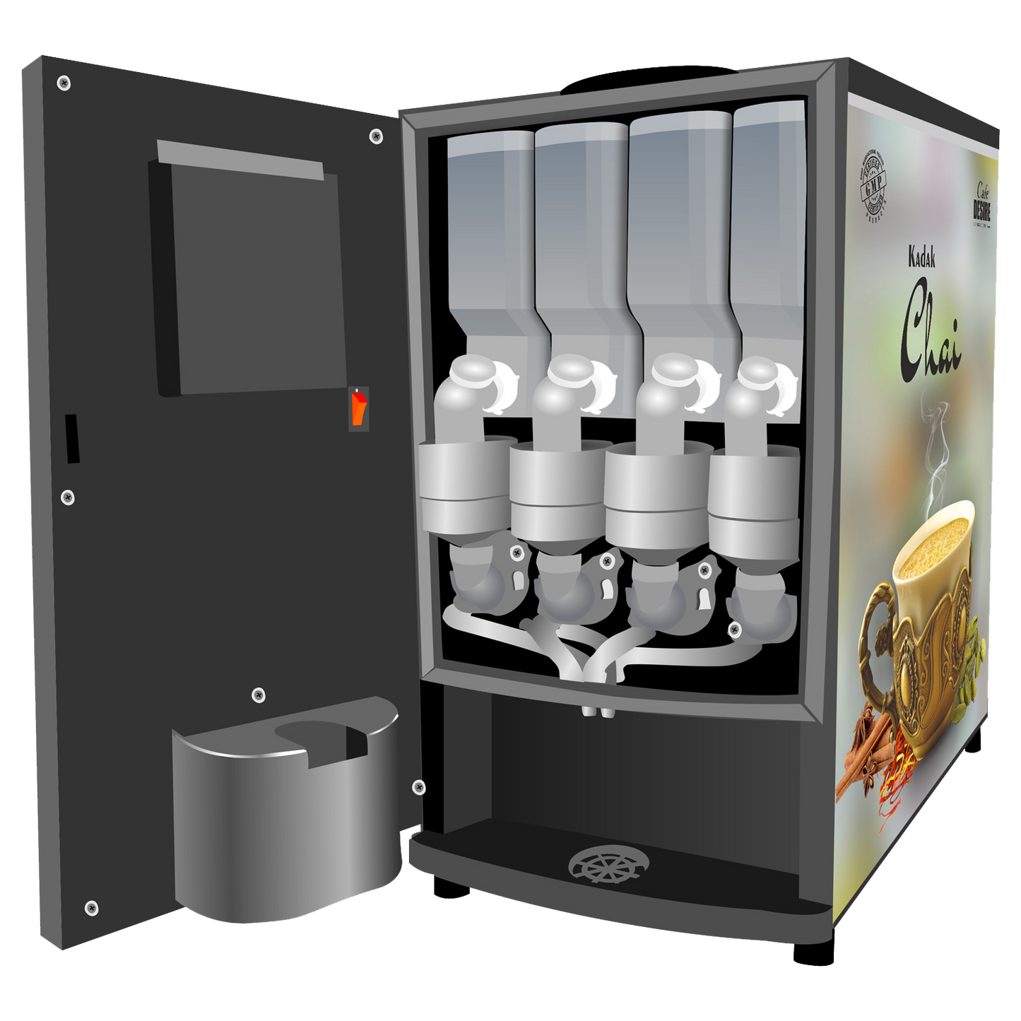 Quadra Option Vending Machine (4 Lane)