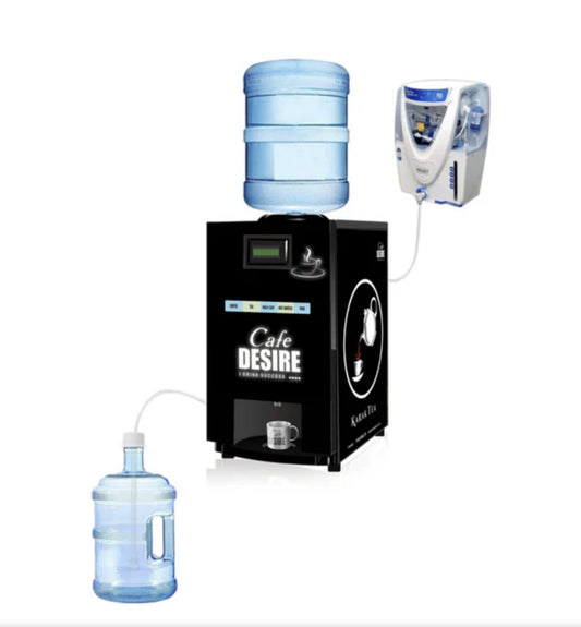 Coffee Machine 4 Lane Multi Water Inlet Coffee and Tea Vending Machine